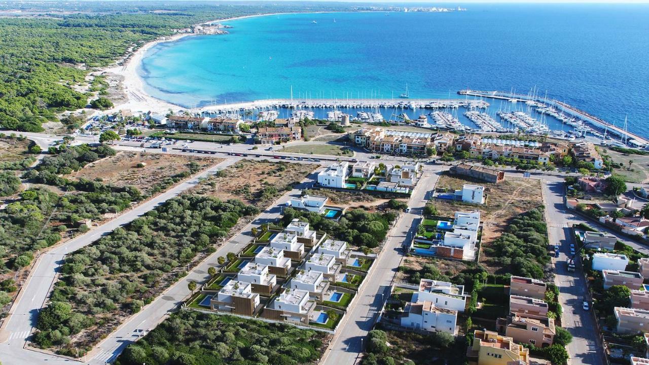 Villa Casa de lujo frente a la playa de Es Trenc Sa Ràpita Exterior foto